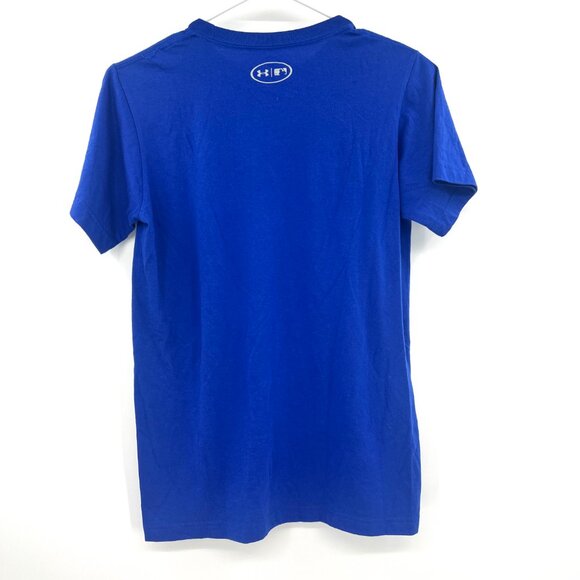Under Armour Chicago Cubs Loose Blue T-Shirt Women's Small - Picture 3 of 3